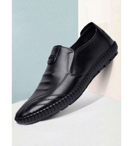 Men Non Slip Soft Loafers Comfy Slip On Casual Driving Shoes