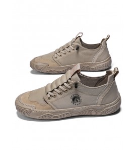 Men Ice Silk Cloth Breathable Non Slip Soft Stitching Casual Shoes