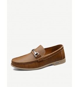 Season Men's Shoes Leather New Men's Casual Business Shoes Soft Bottom Breathable Youth Sets Of Feet Wild Shoes