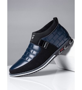 Men Classic Business Casual Slip On Leather Business Casual Ankle Boots