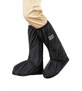 Men Waterproof Slip Resistant High Top Side Zipper Rain Boots Covers